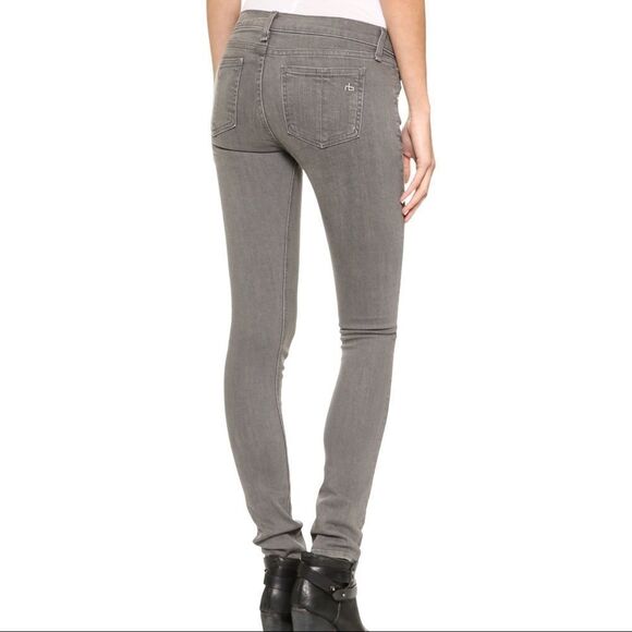 RAG & Bone Skinny Jeans In Grey Wash - Picture 1 of 12